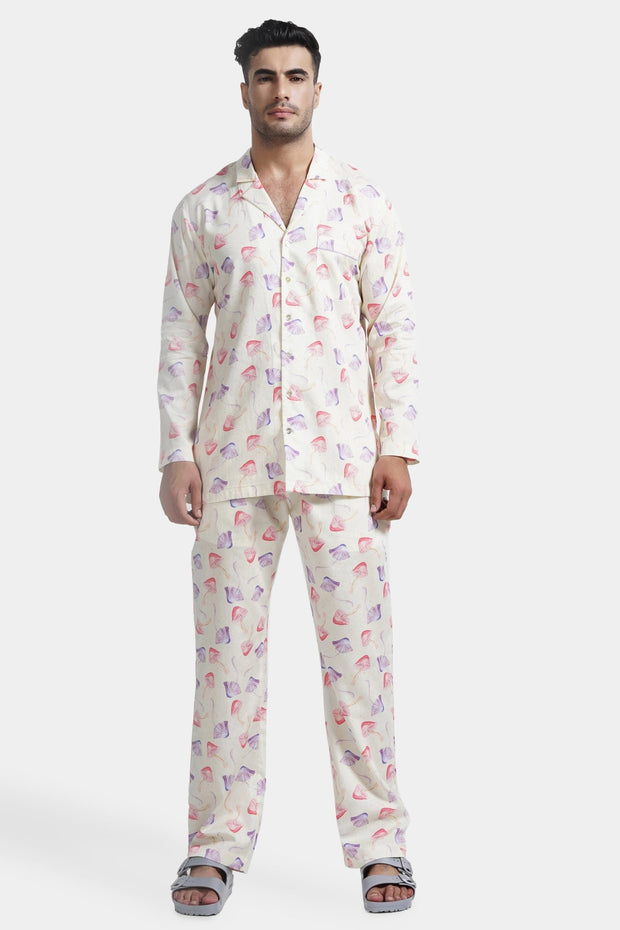 Magical Shrooms Pyjama Set - Pyjamas-Love The Pink Elephant
