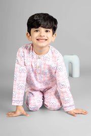 Bubble Gum Bear Pajama Set - Love The Pink Elephant