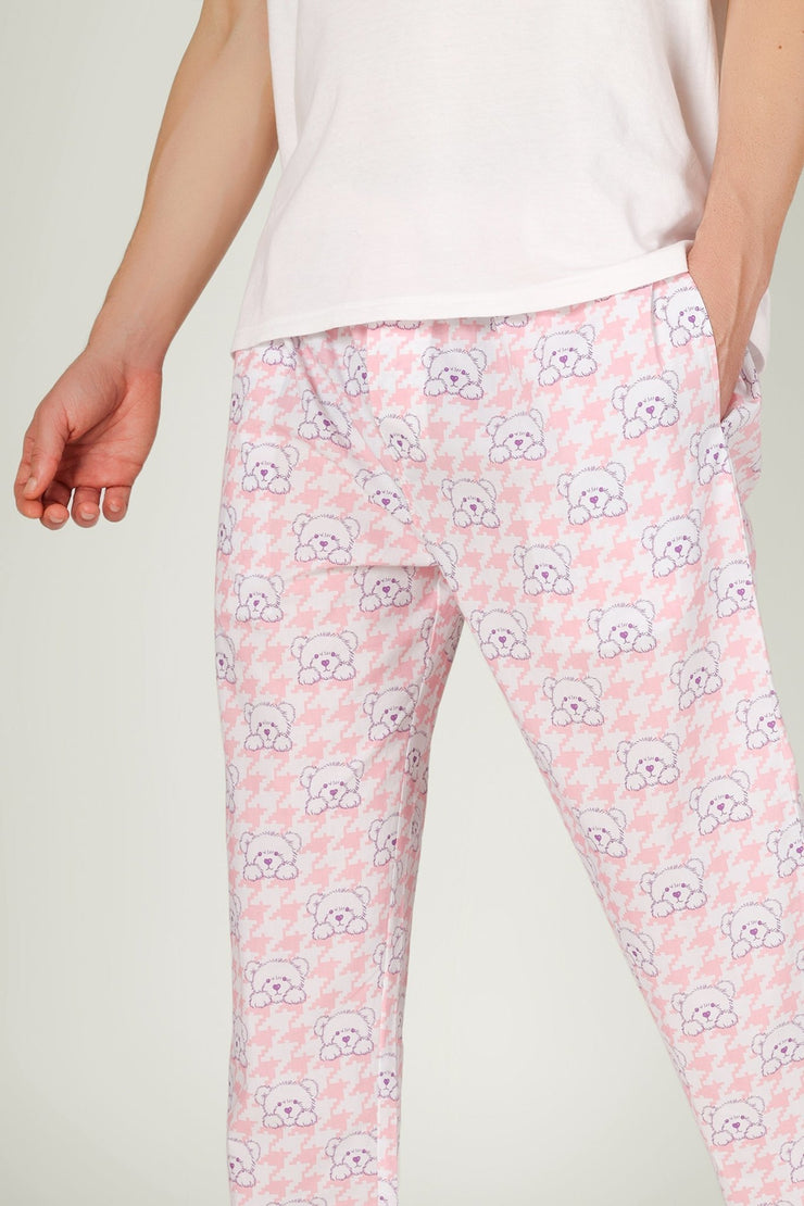 Bubble Gum Bear Pyjamas - Love The Pink Elephant