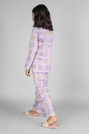 Button Daisy Pyjama Set - Love The Pink Elephant
