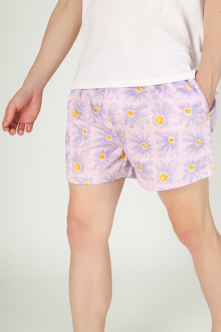 Button Daisy Shorts - Love The Pink Elephant