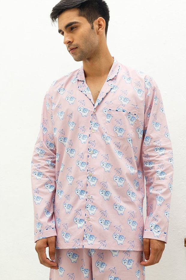Coco Lounge Sleepshirt - Love The Pink Elephant