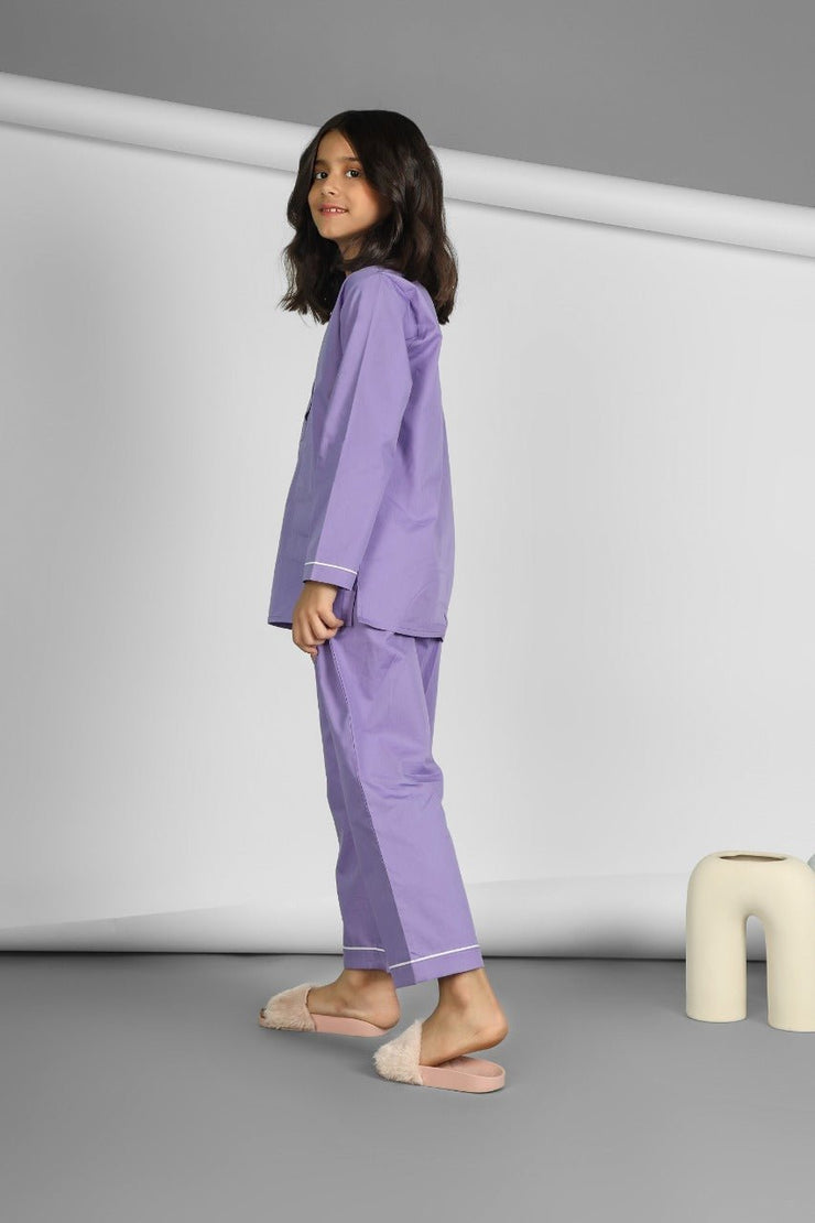 Lavender Secret Pyjama Set - -Love The Pink Elephant