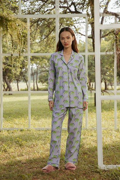 Leap Frog Pyjama Set - Full Jammies Set-Love The Pink Elephant