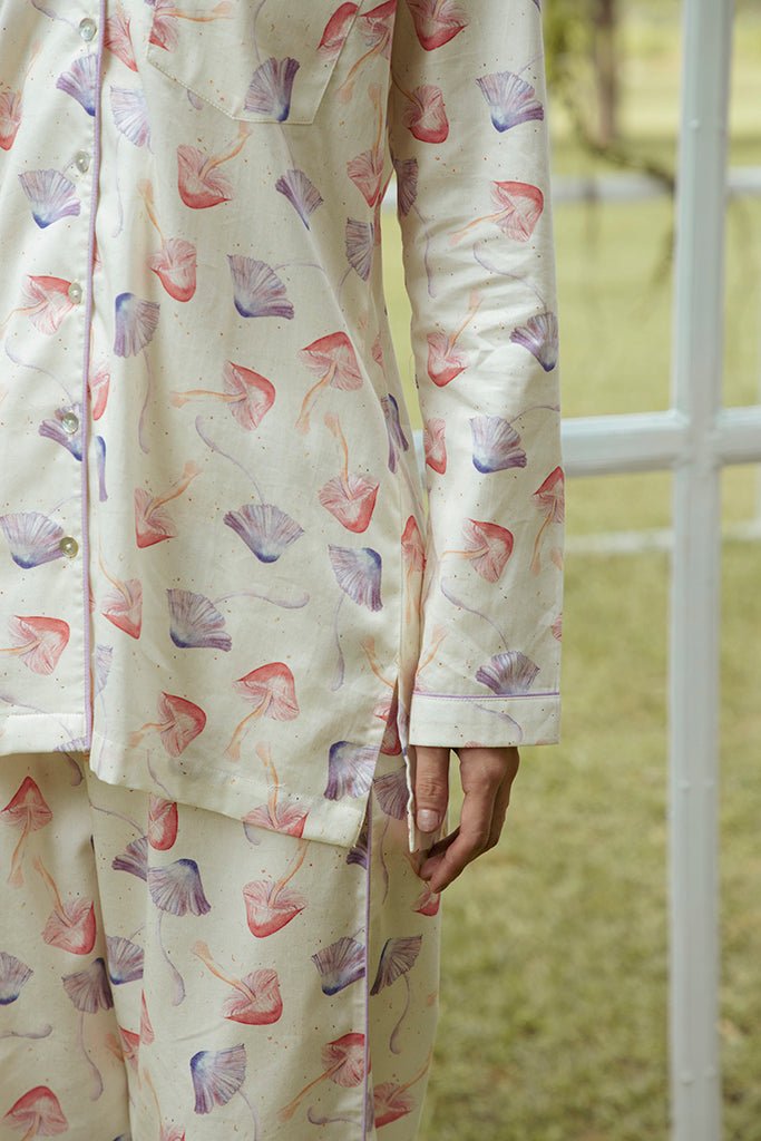 Magical Shrooms Pyjama Set - Full Jammies Set-Love The Pink Elephant